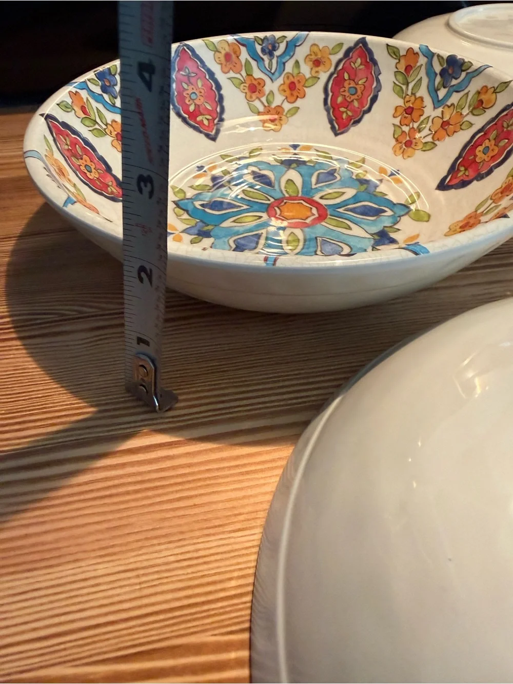 S/4 Williams Sonoma Iznik Tile Indoor/Outdoor Melamine Bowls, 2016